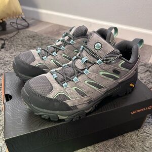 Merrell Gray and Teal Hiking/Walking Shoes